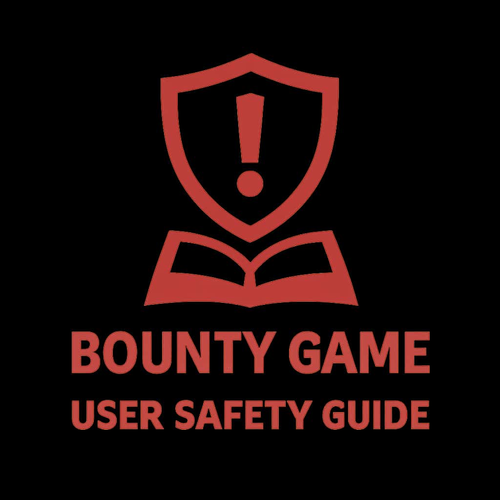 A badge representing Bounty Game User Safety Guide.