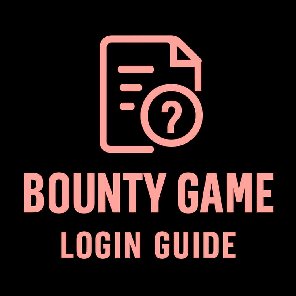 A badge representing Bounty Game Login Guide.