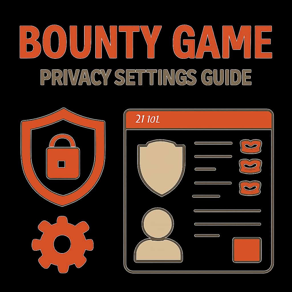 An educational diagram on the Bounty Game Privacy Settings.