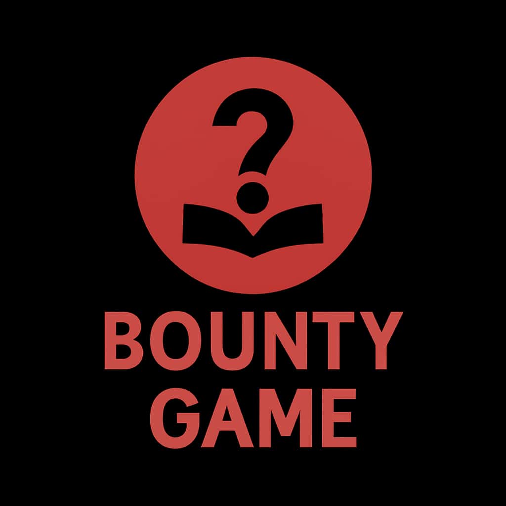 A clean badge design indicating Bounty Game Active Promotions.