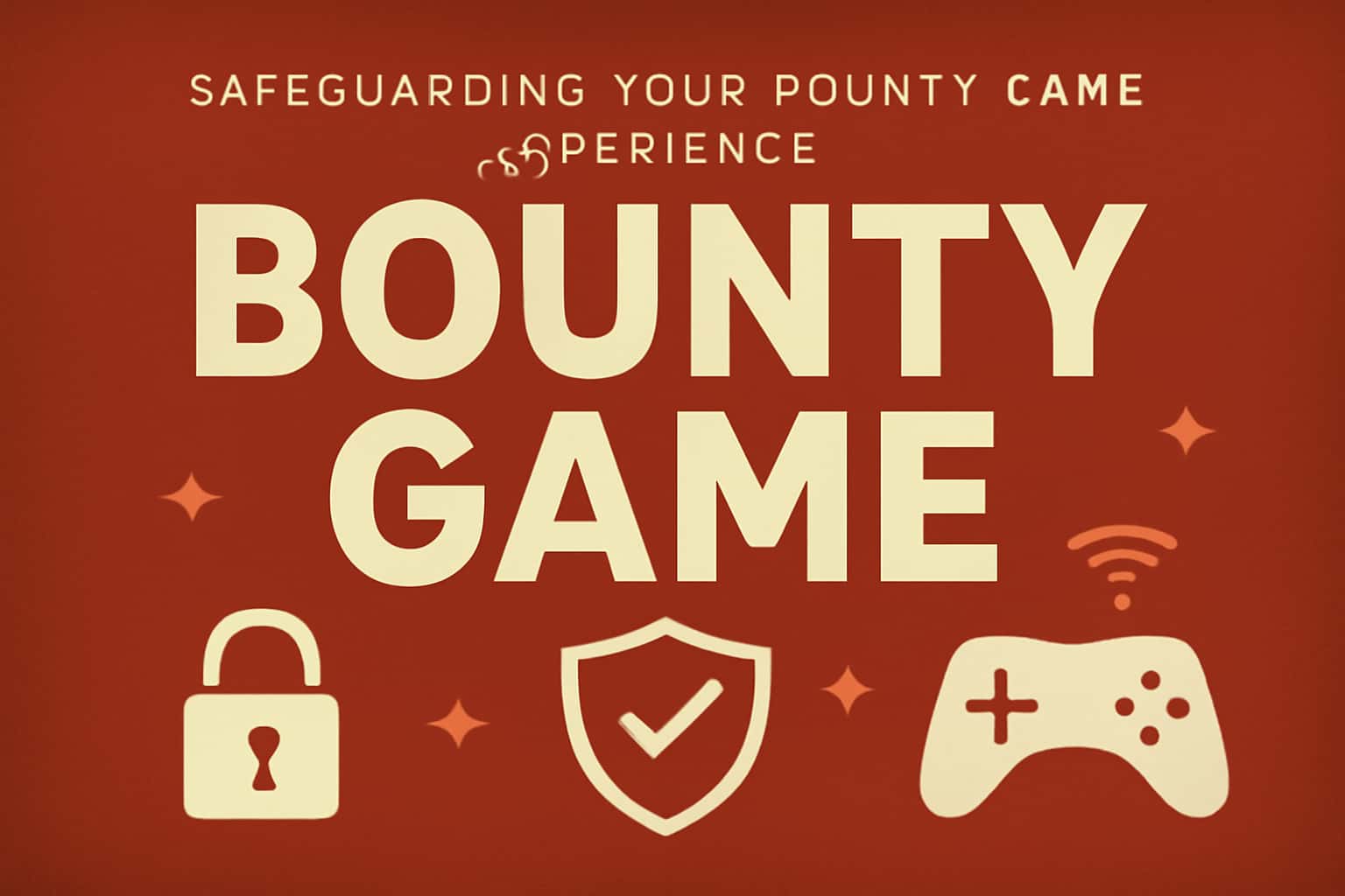 A high-tech themed image illustrating safety measures for a gaming experience.